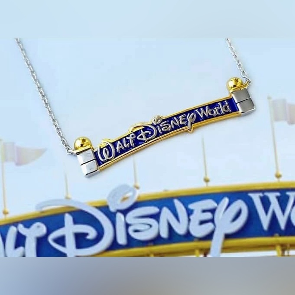 Walt Disney World Entrance Marquee Necklace  by CRISLU